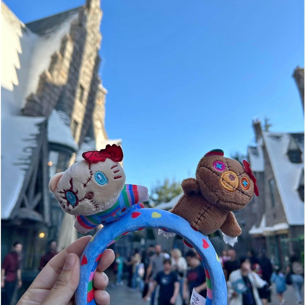 Hello Kitty x Chucky collab ears